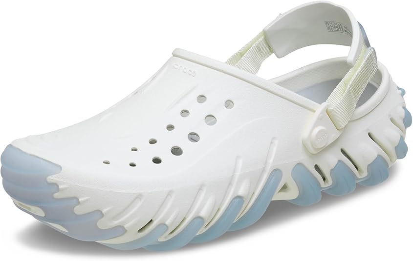 Crocs Unisex-Adult Echo RO Clog, Adjustable Clogs with Rubber Outsole, LiteRide Footbed