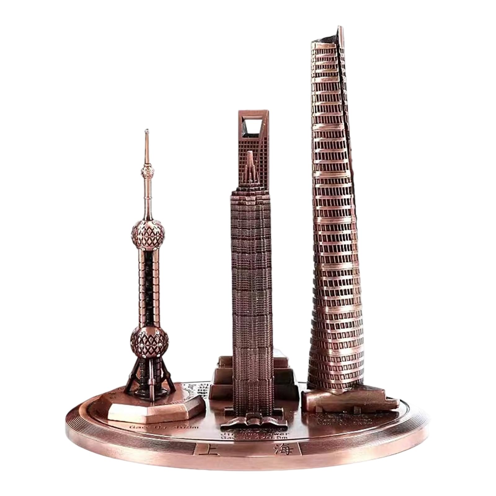 Torre de la Perla Oriental decorativa de aleación para el escritorio de su oficina
