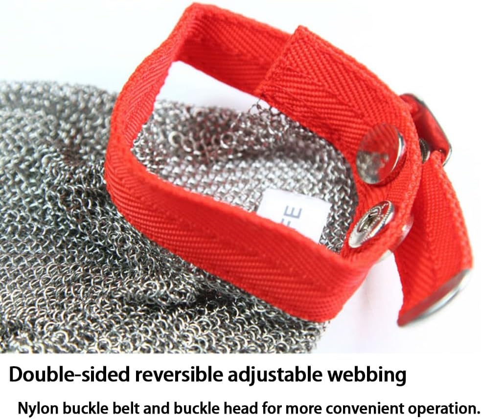 JZD stainless steel gloves, cutting resistant gloves, 304 stainless steel wire, anti cutting gloves - Image 4