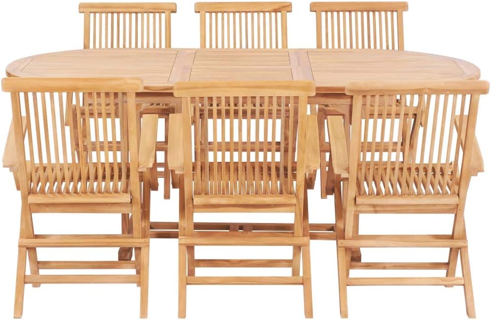 Teak chairs with ergonomic design