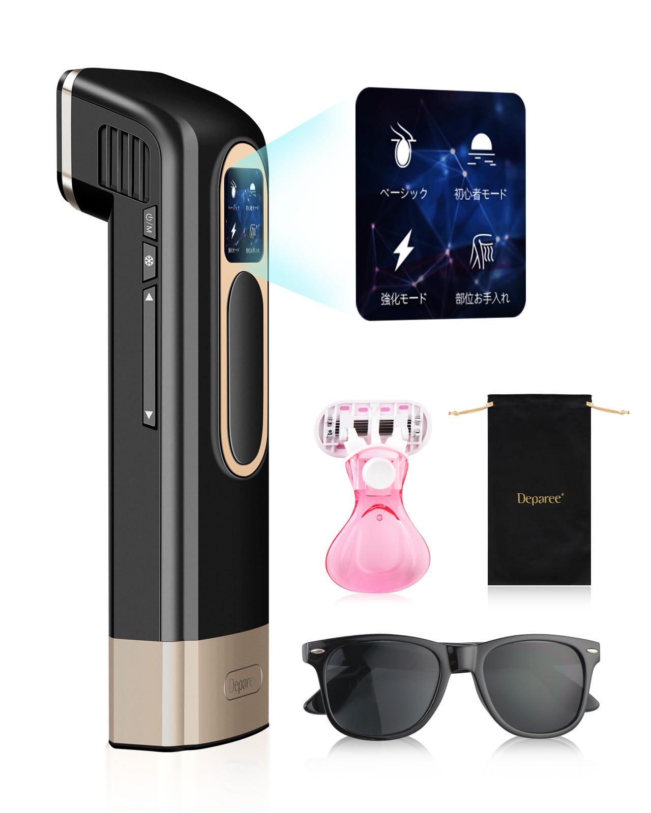 Amazon | 脱毛器 冷感 無痛脱毛 最大出力21J だつもうき脱毛器 メンズ 