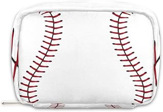 Travel Toiletry Bag for Women Travel Makeup Bag Organizer Cute Small Make Up Bag for Traveling Women Cosmetic Bag, Waterproof Shaving Bag for Men Travel Essentials Travel Bag for Toiletries (Baseball)