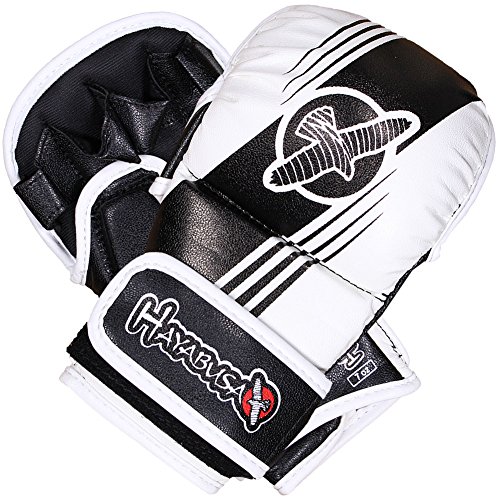 Hayabusa Ikusa Recast 7oz Hybrid Gloves Black/White Large