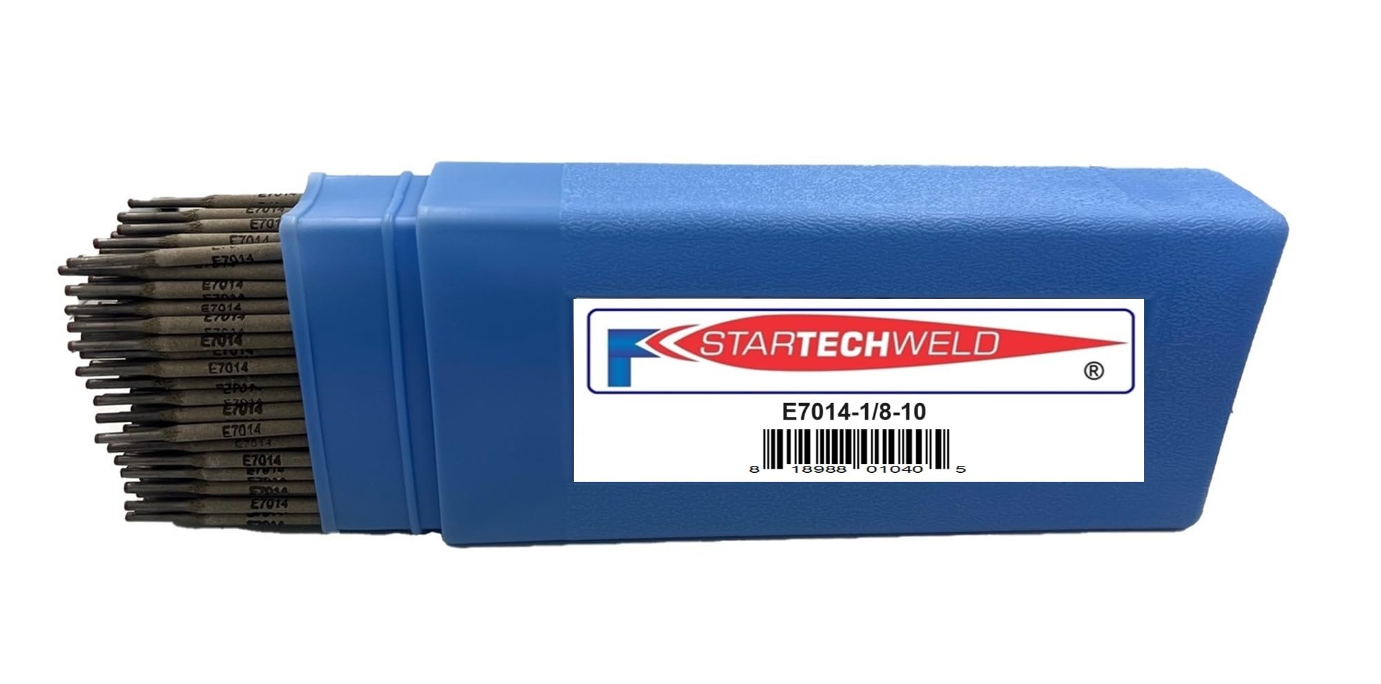 7014 Welding Rod 1/8", E7014 Stick Welding Electrodes 10Lbs Stable Arc E7014 1/8" - (1/8" 10 Pound Box) E7014-125-10