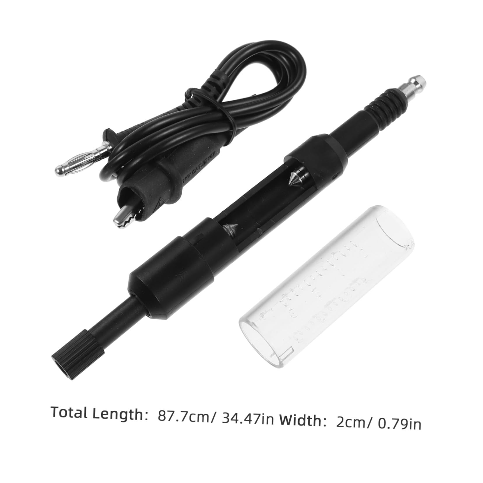 BRIGHTFUFU Spark Plug Tester Tool Straight Boot Coil Detector for Light Motorcycles Measures Spark Jump Distance Tests Ignition System and High Voltage Wires Essential Automotive