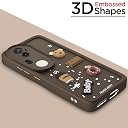 Pikkme Back Cover for Vivo T4 Ultra 5G | Cute Fun Cartoon 3D Bear Silicone Full Body Protection Bumper Case (Brown) gallery image