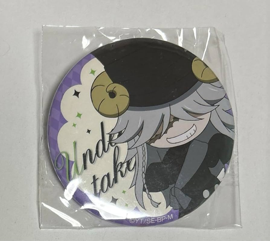 【レア】黒執事　葬儀屋　缶バッジ 黒執事 キャラバッジコレクション 葬儀屋 アンダーテイカー 缶