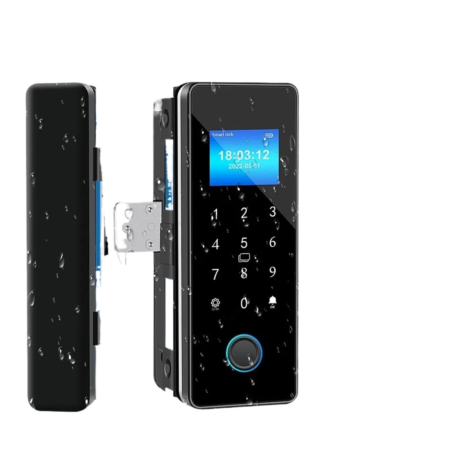 Serratura Intelligente, Telecomando for serratura elettronica con impronta digitale for intelligente Bluetooth impermeabile IP54