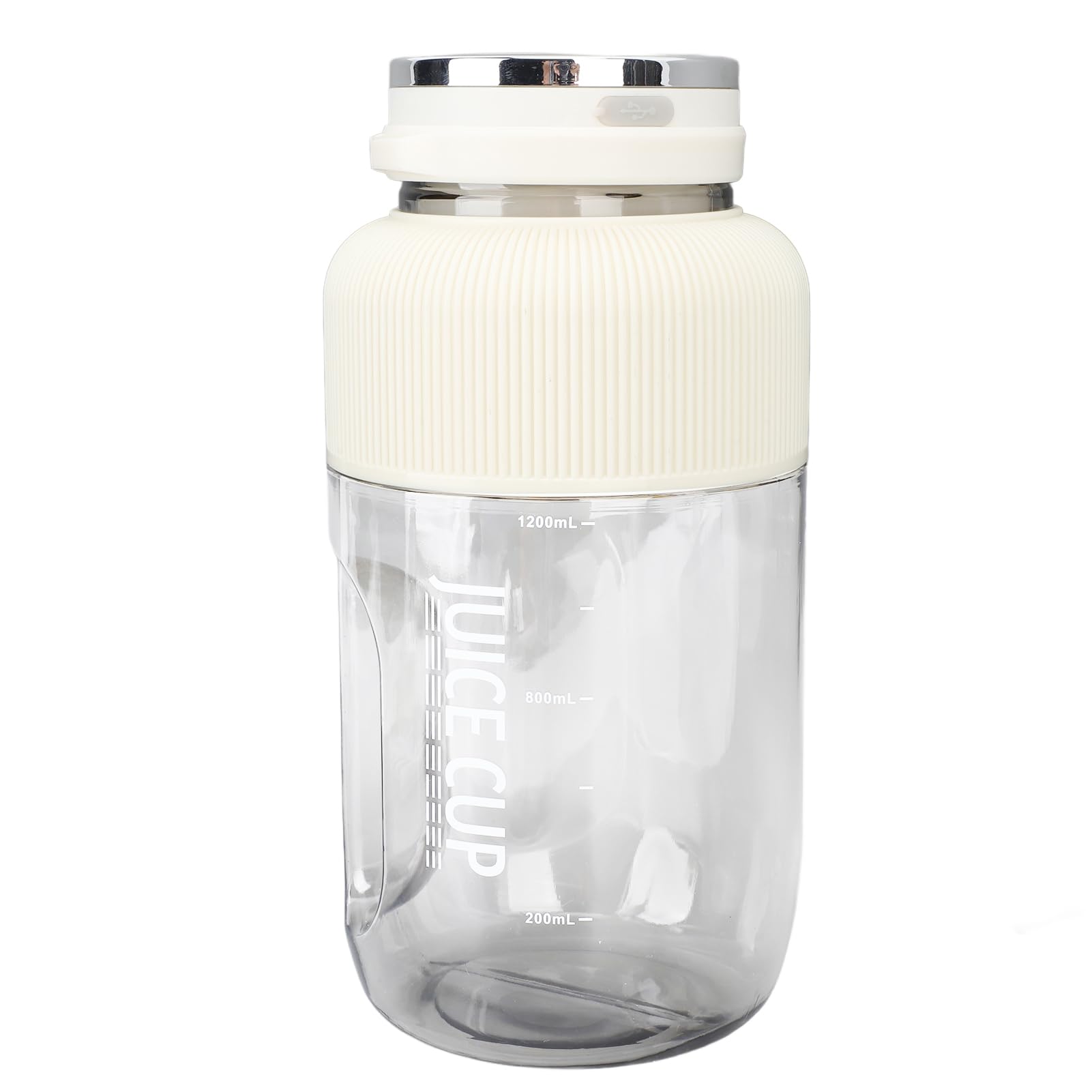 FTVOGUE Mini Juicer Cup da 1,2 Litri, Frullatore Portatile Senza Fili | ABS e PC Senza BPA, Lame in Acciaio Inossidabile da 18.000 Giri/min, Miscelazione Anni '40, 2 Coperchi per Bevande e