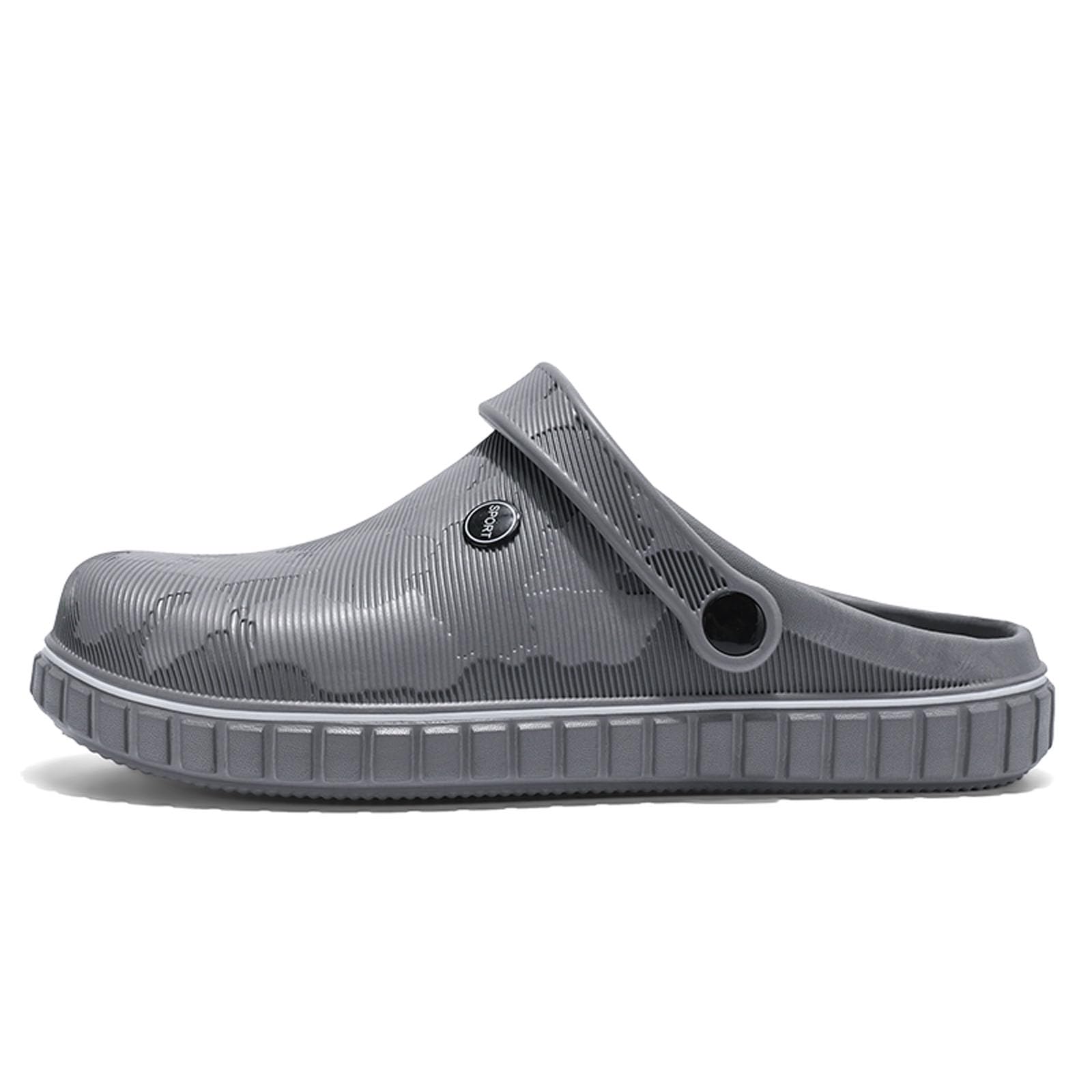 SECHRITE Męskie chodaki ogrodowe, chodaki, gumowe, męskie, buty robocze, pantofle, lekkie gumowe buty do kuchni, szpitala