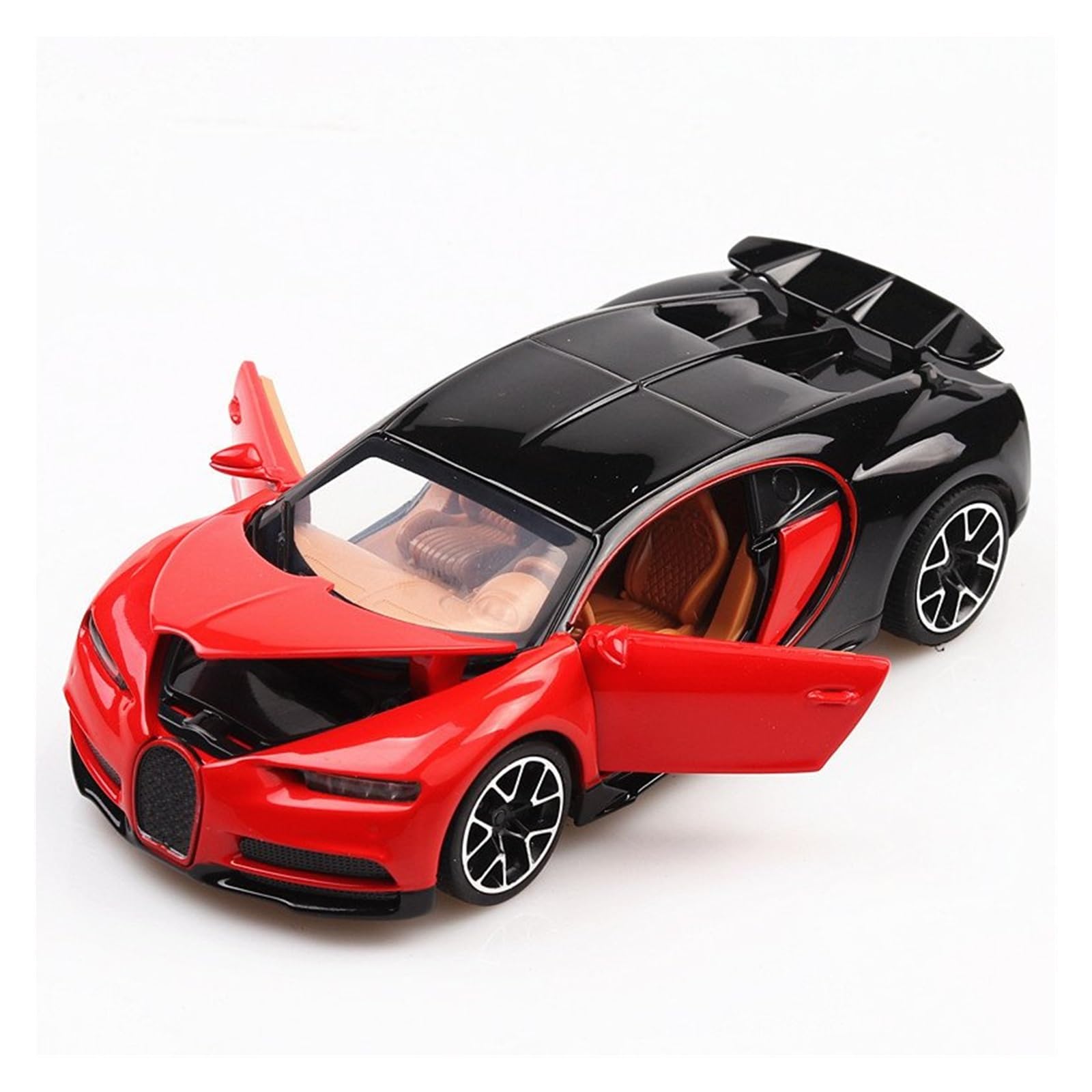 MOCALUX Scale Die-Cast Model Car 1:32 For Bugatti For Chiron Alloy Metal Diecast Model Car Collections(Red)