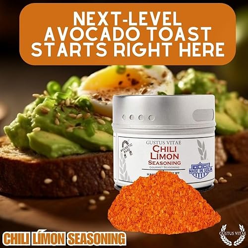 Miniatura 5 de Condimento Chili Límon | Auténtica mezcla de especias artesanales | Condimento Clásico | Todo natural, sin OMG | Hecho a mano en pequeños lotes |