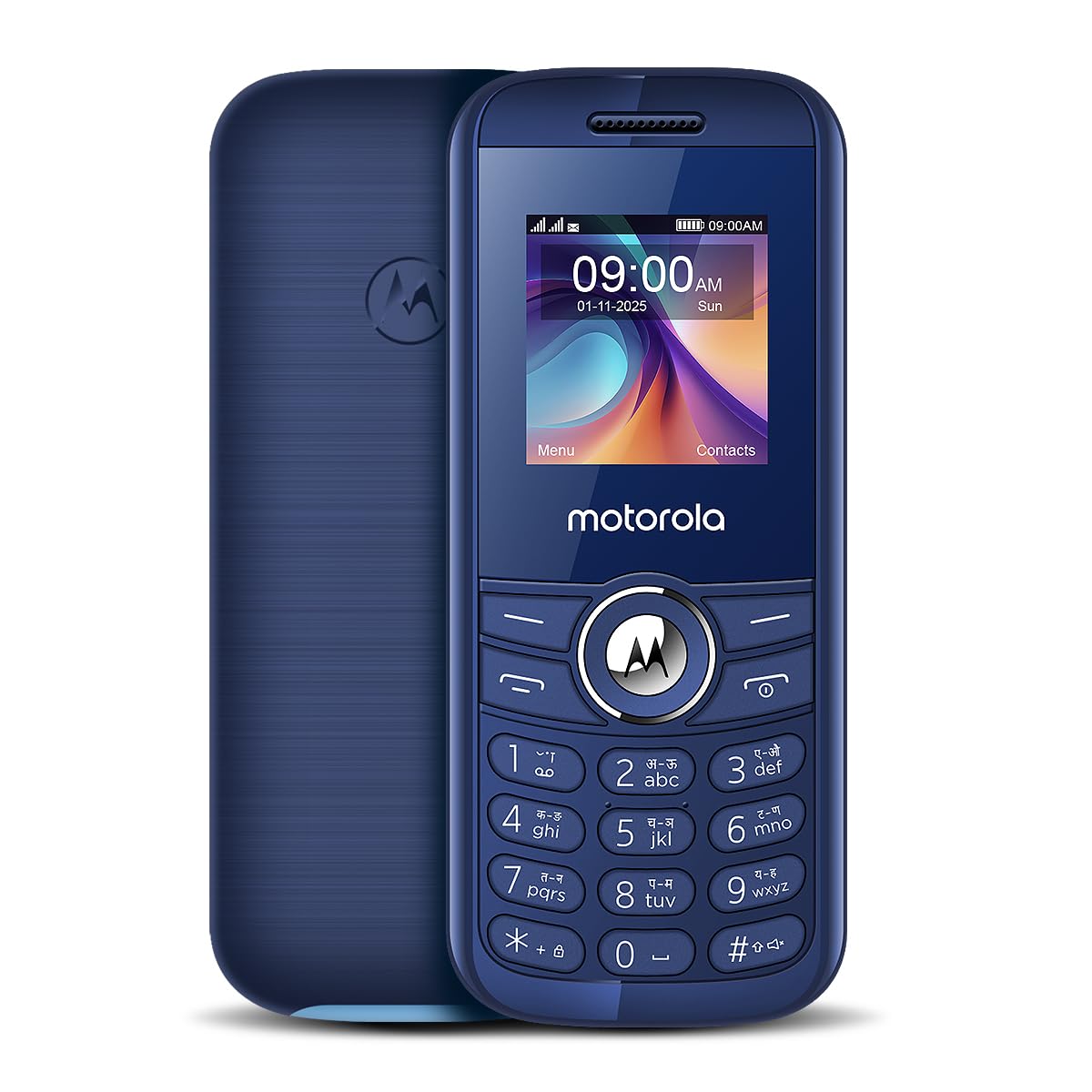 Motorola All-New A100 Single Sim keypad Phone | 2 Years Replacement | Long Lasting Battery | Loud Sound | Wireless FM | (Blue)-image-44