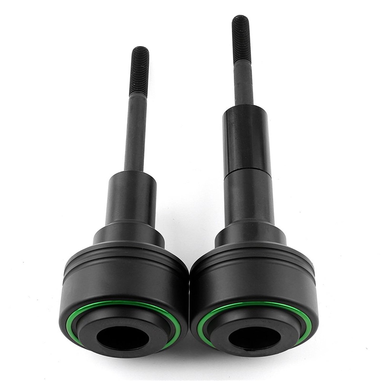 Przednie tylne koło oś widelca suwaki Pasuje do Kawasaki Z400 Z650 Z750 Z900 Z1000 R Ninja 650 400 ZX6R ZX10R ZX4RR rama motocykla suwaki Ochraniacze ramy motocykla(ZX4R ZX4RR Black)