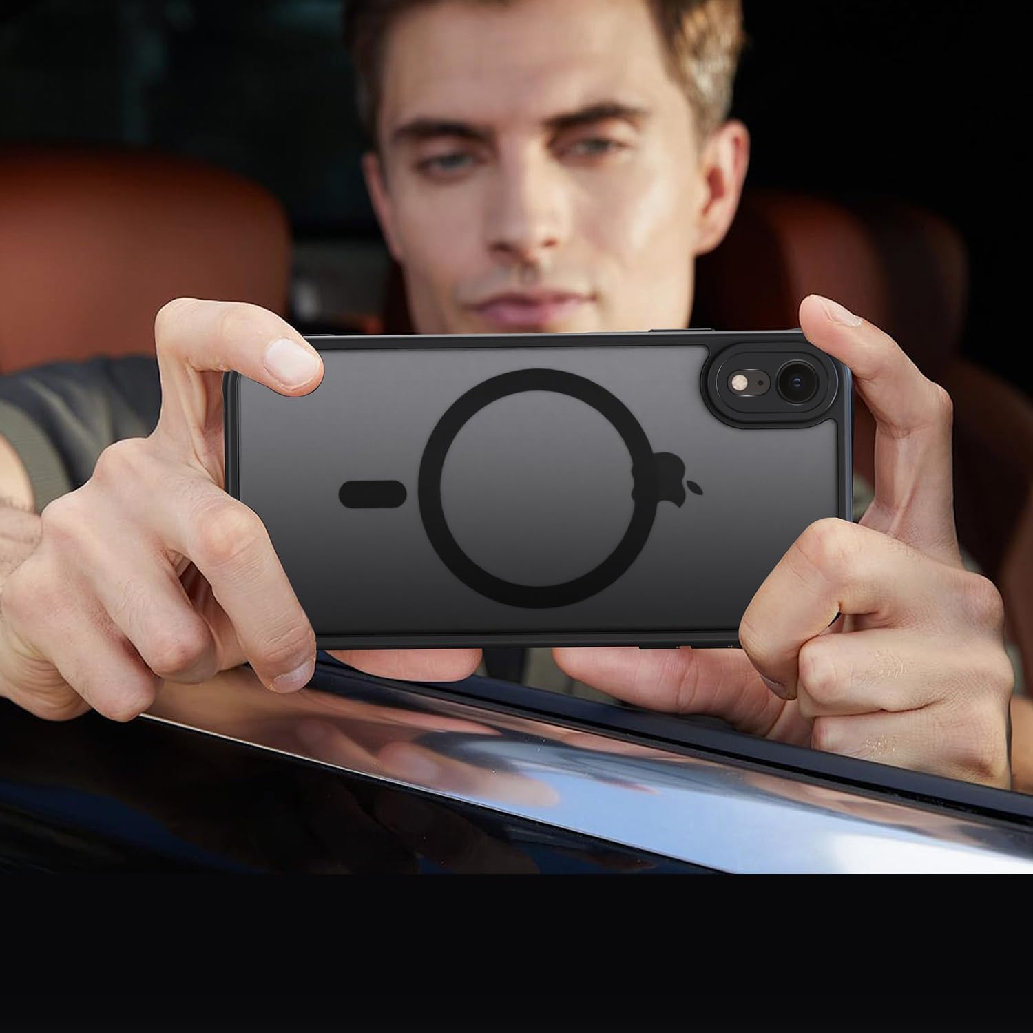 Amazon.co.jp: QAZWERT MagSafe対応 iPhoneXR 用 ケース カバー