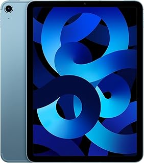 Apple 2022 iPad Air (10.9-inch, Wi-Fi + Celullar, 64GB) Blue (Renewed)