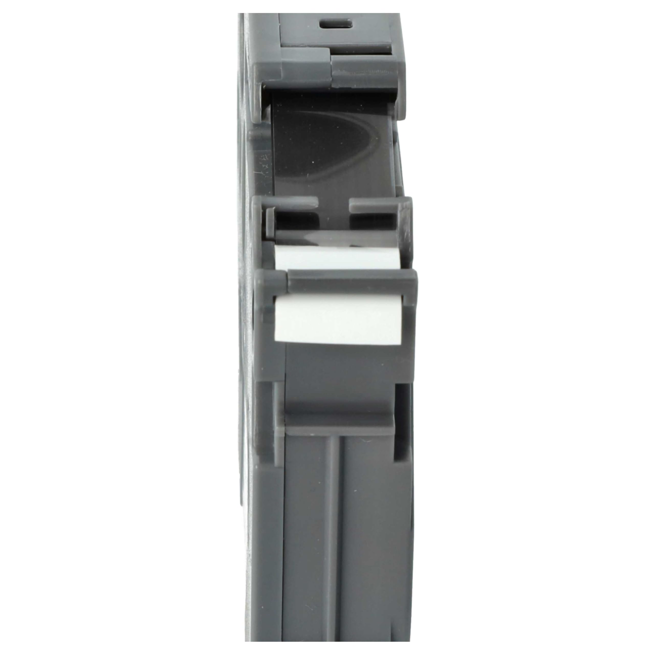 vhbw 5 x kaseta z taśmą do etykiet kompatybilna z Brother PT E550W, E550WVP, E800W drukarka etykiet 8 m x 12 mm, czarna na białym, ekstra mocna, laminowana