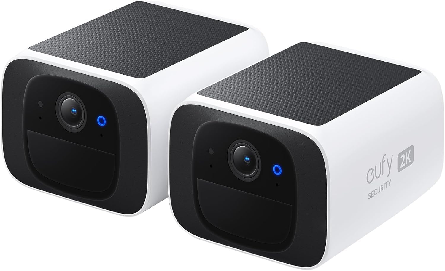 SoloCam S220 eufy Security kamera zewnętrzna bezprzewodowa zasilana energią słoneczną, kamera do ochrony domu o rozdzielczości 2K, Wi-Fi 2,4 GHz, kompatybilna z HomeBase S380 (odnowiona)