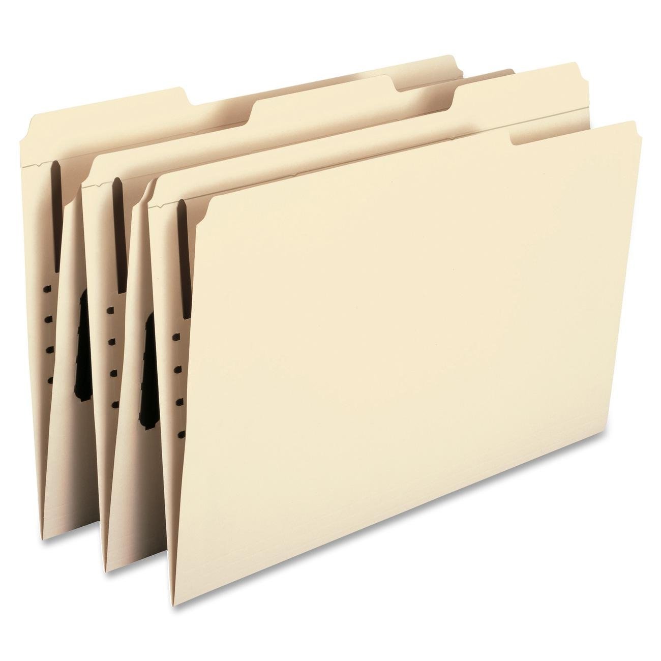 Smead Fastener File Folder, 1 Fastener, Reinforced 1/3-Cut Tab, Legal Size, Manila, 50 per Box (19534)