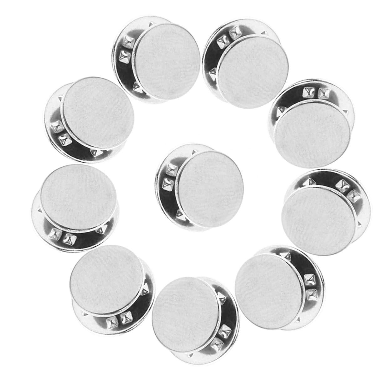 TOVINANNA Fashionable Brooch Pin Backs Stainless Steel Jewelry Making Pin Backs Enamel Locking for DIY Jewelry