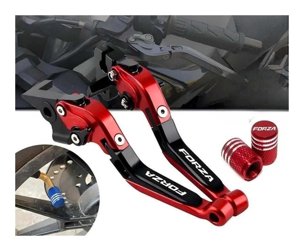 Moto Levier d'embrayage Frein pour NSS pour Forza 350/300/250/125/150/750 2001-2025 Levier d'embrayage Levier De Frein Ensemble Poignée Réglable Leviers Accessoires