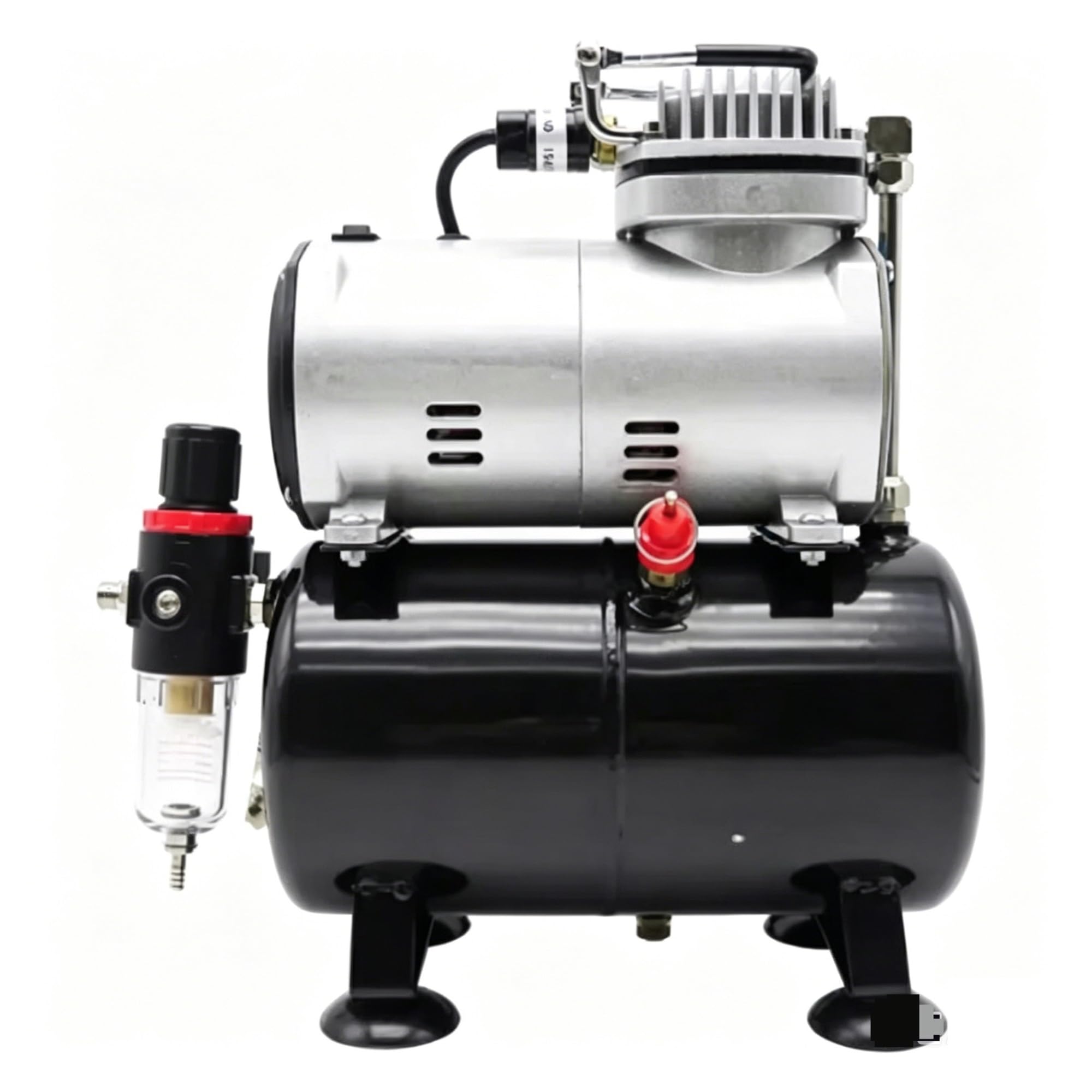 Silent Air Compressor TC20T Small Silent Air Pump – Multi-Purpose Airbrush Compressor(TC-20 110V)