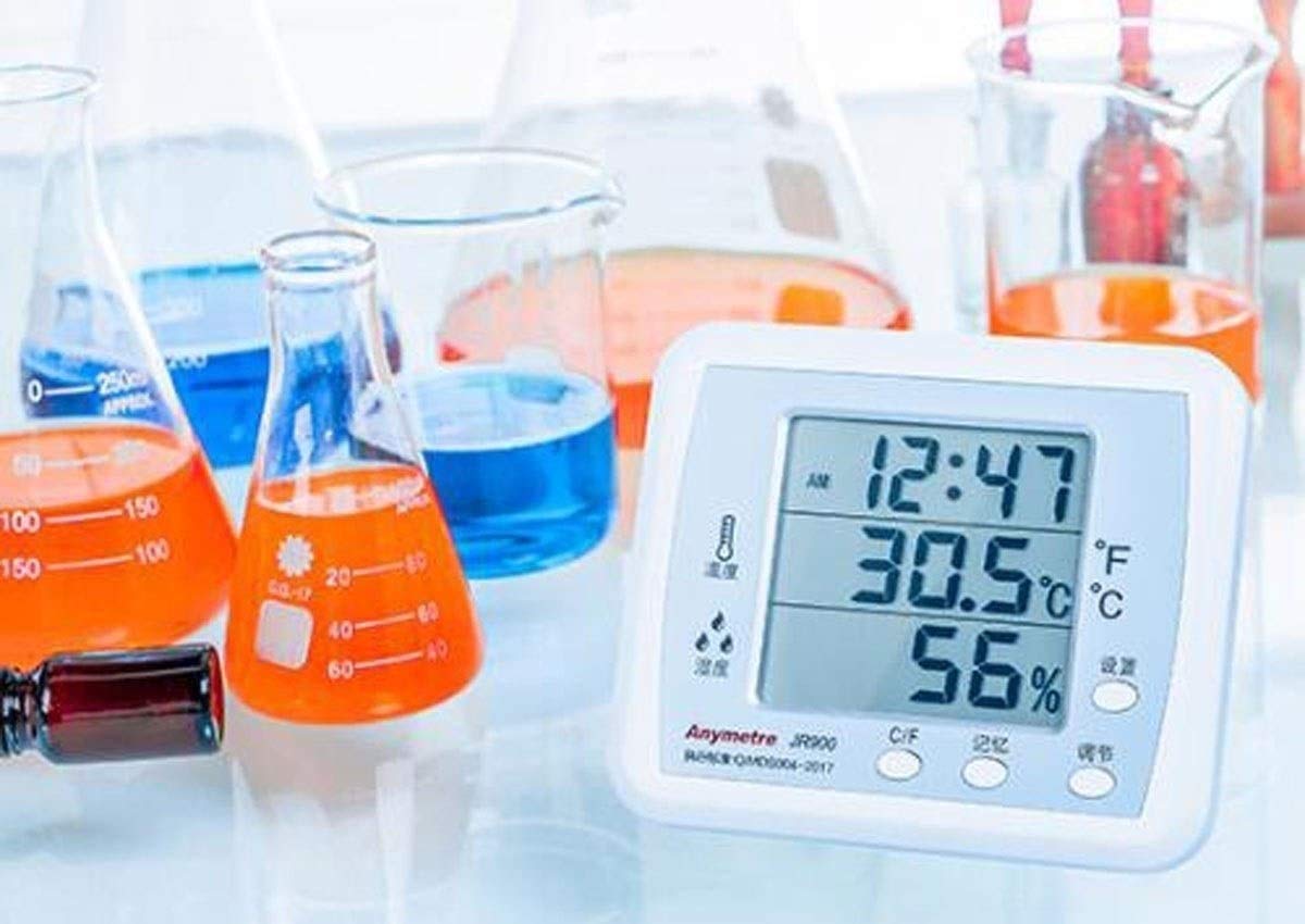 XINGYU Termómetro, termómetro electrónico e higrómetro Laboratorio Pantalla Digital de Alta precisión a Temperatura Ambiente Hogar Termómetro seco y húmedo para Interiores Herramienta Muy