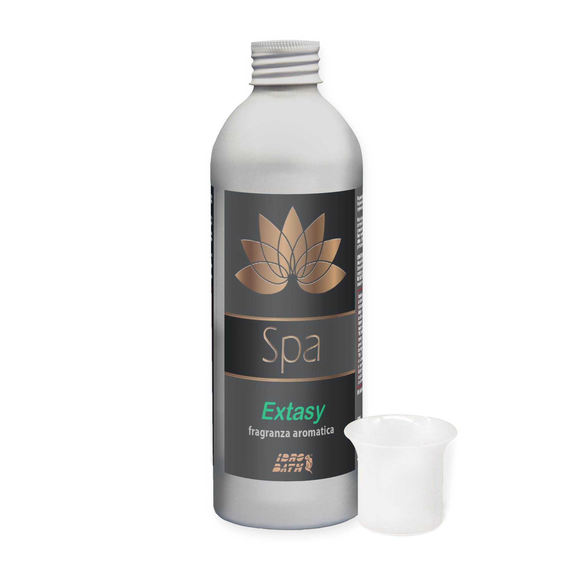 Extasy Aromatic SPA Fragrance Concentrate + Vaso Dosificador Graduado, Fragancia Balsámica de Eucalipto y Menta, para Spas y Bañeras de Hidromasaje - 250 ML