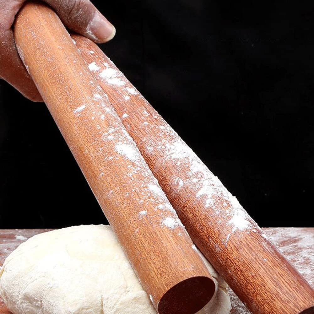 Holz Nudelholz Teigroller Nudelhölzer Nudelholz aus Holz Küche Haushalt herzhaftes Nudelholz aus Holz Antihaft-Nudelschälnadel