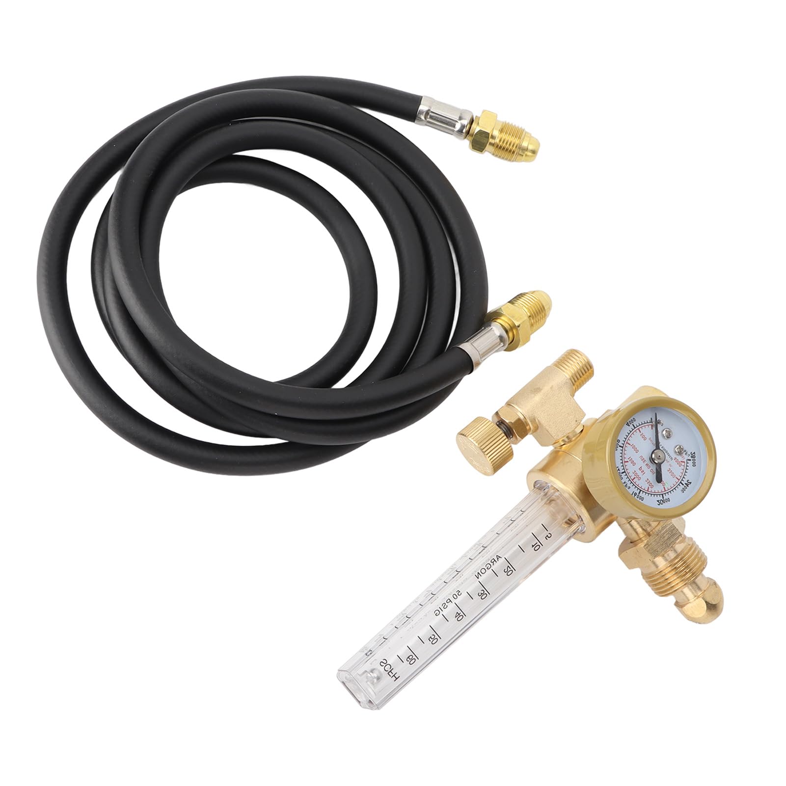 Manometro 'argon, Regolatore della Pressione 'argon 0-4000Psi, Regolatore con Tubo 200 Cm Manometro CGA580