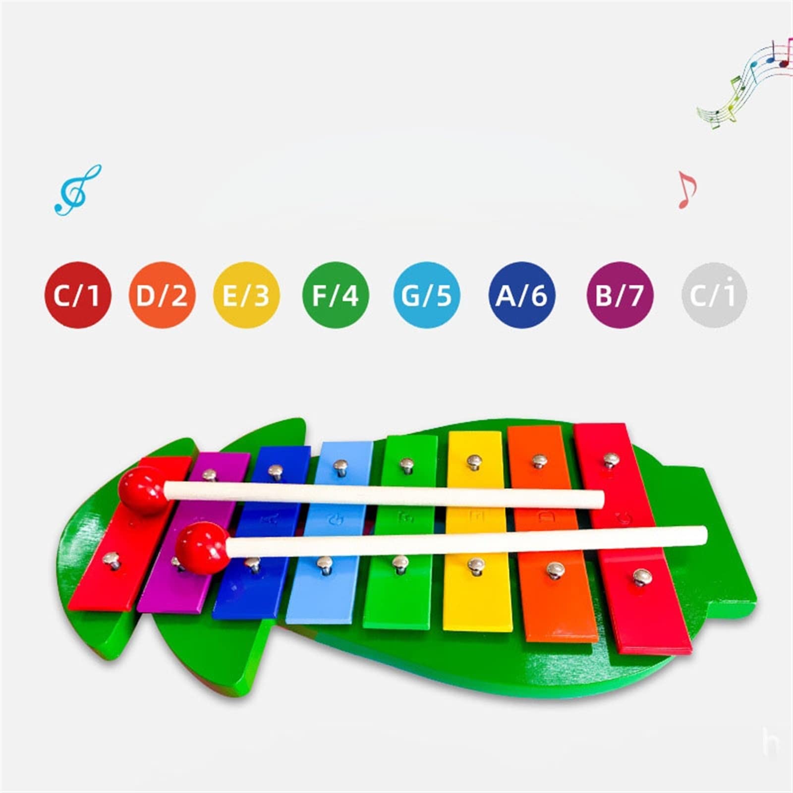 TSTS Suonatore di Xilofono per Pianoforte A 8 Toni Strumenti Musicali per L'illuminazione Musicale di Strumenti Musicali per Pianoforte Percussão Musical