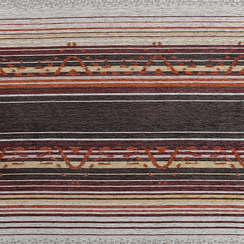 Image of Paseo Road Estes 2 Piece Twin Copper Striped Chenille Comforter Set