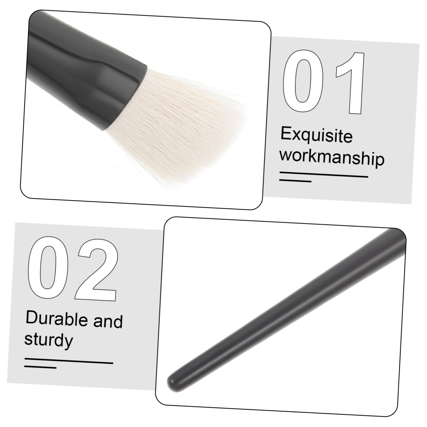 5 Set Di Pennelli Per Pittura Pennelli Per Acquerelli Strumenti Per Pittura A Pennelli in Setole Di Nylon Pennelli Per Pittura Kit Artigianale Multifunzionale 7 Pezzi*5