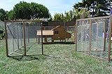 POULAILLER idéal 2 à 4 Poules + ENCLOS 9m2
