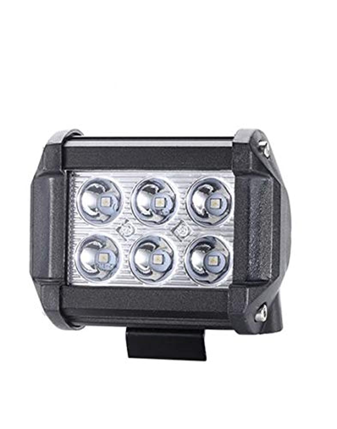 Toby'S 2Pcs 4Inch Spot Beam 18W Led Work Light Bar Pods Cube Driving Fog Lights For Ford Jeep Toyota Polaris Rzr Ranger Can Am Boat Offroad 4Wd Truck Pickup Suv Van Atv Utv Tractor Lamp 12-24V