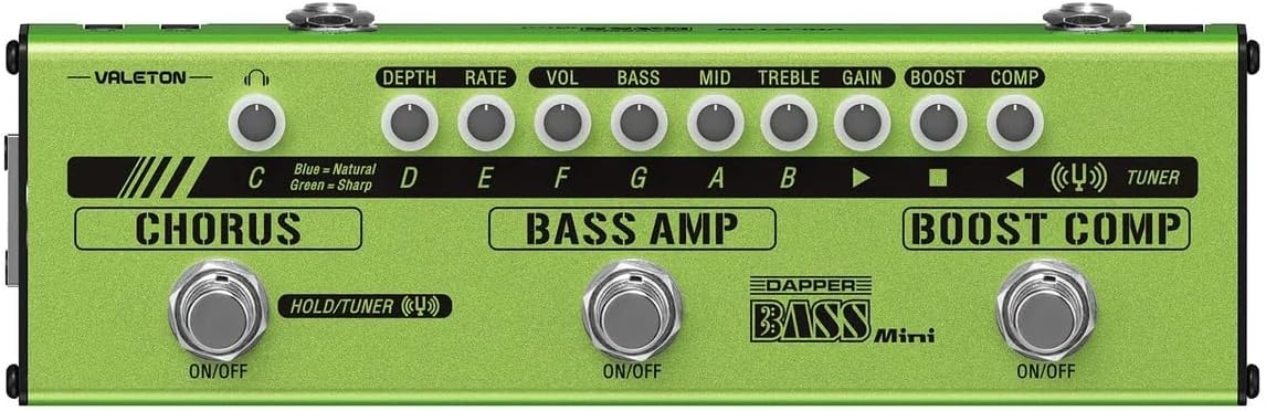 Valeton MES-2 Mini Bass Effects Strip