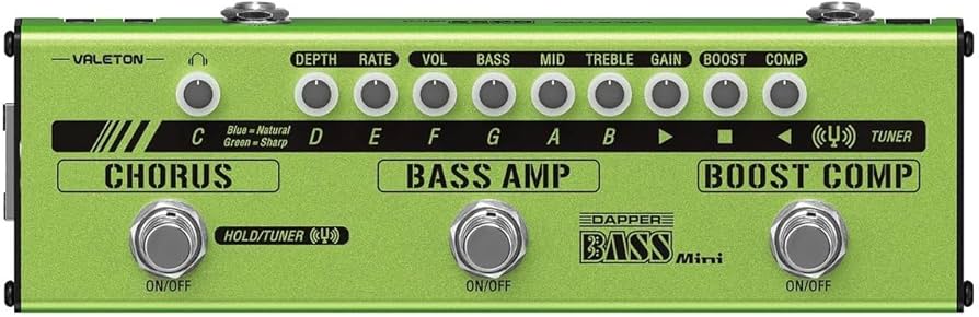 Amazon.com: Valeton MES-2 Dapper Bass Mini Effect Strip : Musical