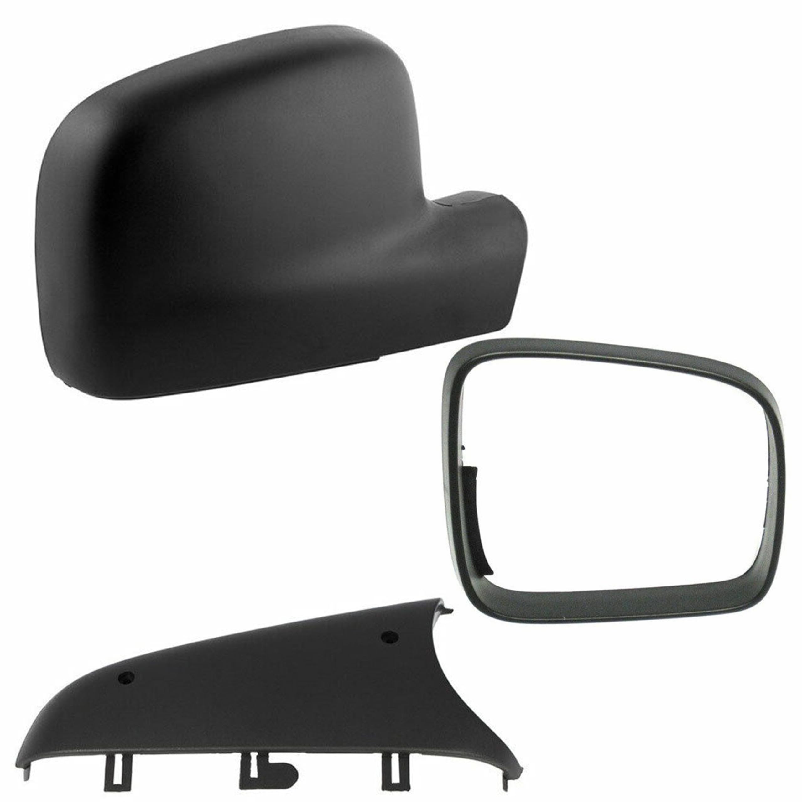 Tappo per specchietto retrovisore esterno + telaio + mascherina destra per T5 / Caddy 3