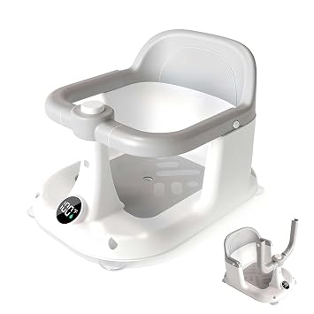 Baby Bath Seat for Infants 6 Months & Up, Sitting up Non-Slip Bathtub Chair