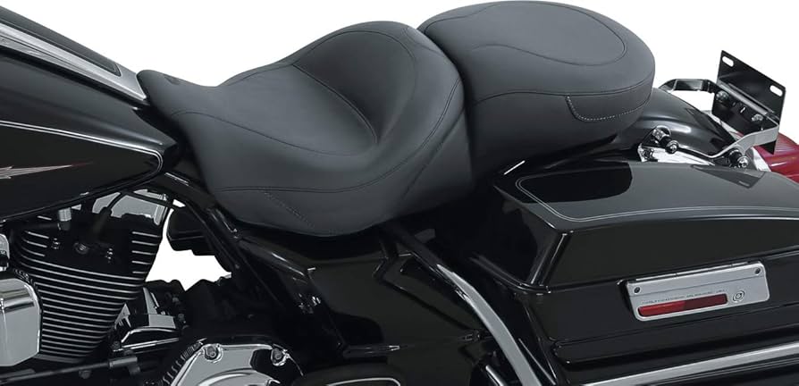 バイク　ソロシート　ハーレー Leather Motorcycles Seats Solo Seat Leather Black Quilted ソロシート | ハーレー