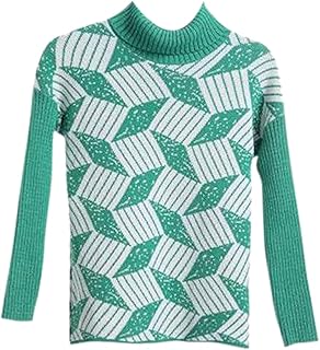 CAESAR Girls Wool Pullover With Mutlicolour Design Pullover