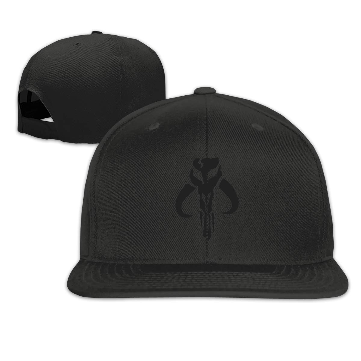 Mandalorian Logo Unisex Hip-Hop Korea Fashion Adjustable Black Baseball Cap