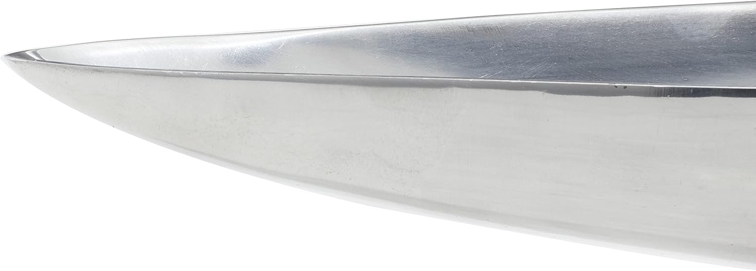 Deco 79 Aluminum Tray, 29" x 5" x 3", Silver