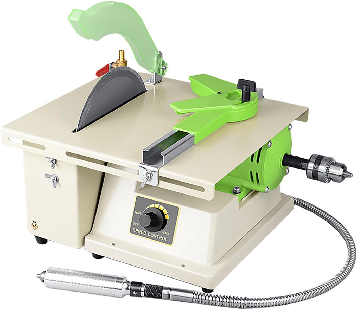 Mini Table Saws Grinder Polishing Machine, Jade Saw Polishing Machine, Precise Mini Table Saw for DIY Woodworking Metal Plastic Cutting