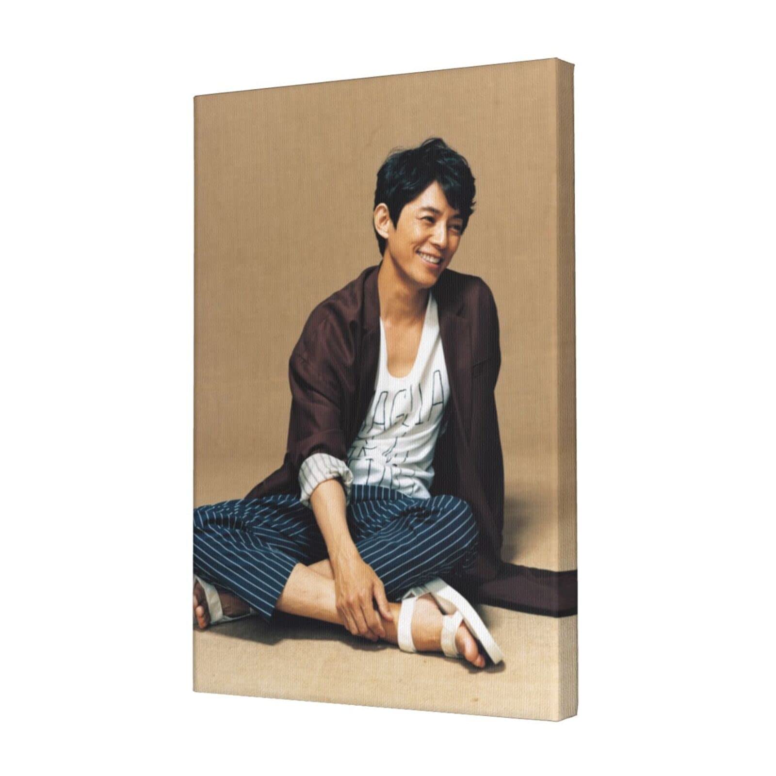 Amazon.co.jp: ファッション フレームレス装飾画 藤木直人（ふじき