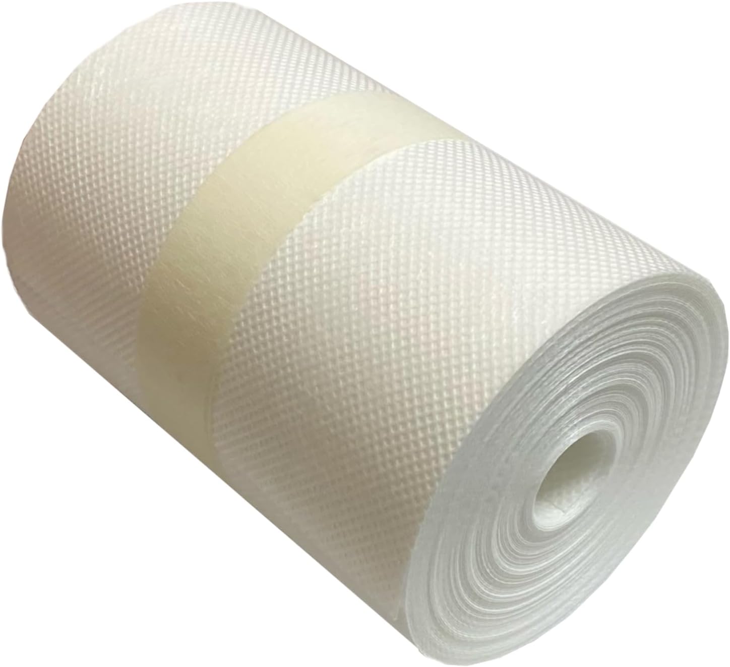 IF&D Fabrics and Drapes- 100 Yards – 4 Inch Wide, Washable, Non Woven Filter Fabric - White Sew-in Buckram/Heading Tape- Style #BS465