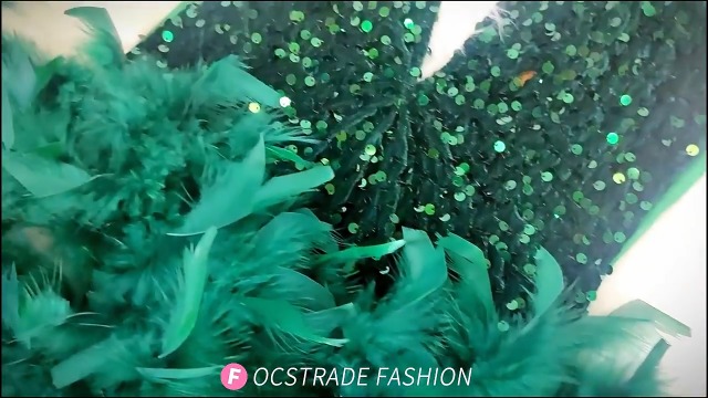 Amazon.com: HoHoHuo Summer Deep V Neck Green Open Back Sexy Sequin Club  Dress Ostrich Feather Cocktail Dresses Formal Elegant (M, Green): Clothing,  Shoes & Jewelry