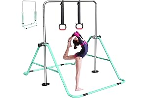Tepemccu Expandable Gymnastics Bars, Adjustable Height Gymnastic Junior Training Bar