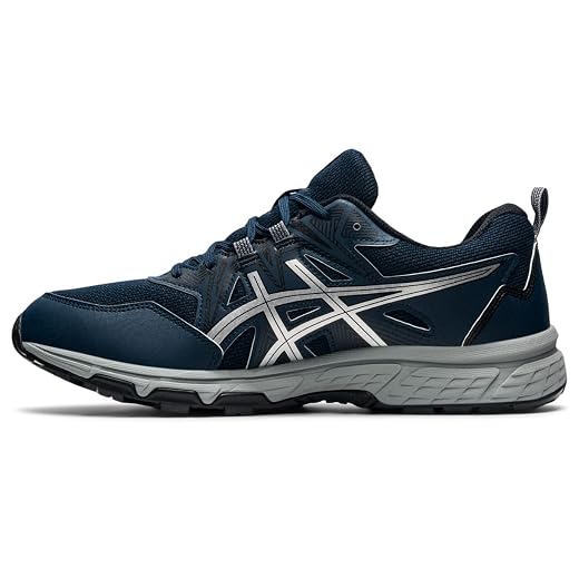 ASICS Men's Gel-Venture 8 Running Shoes, 11, French Blue/Pure Silver