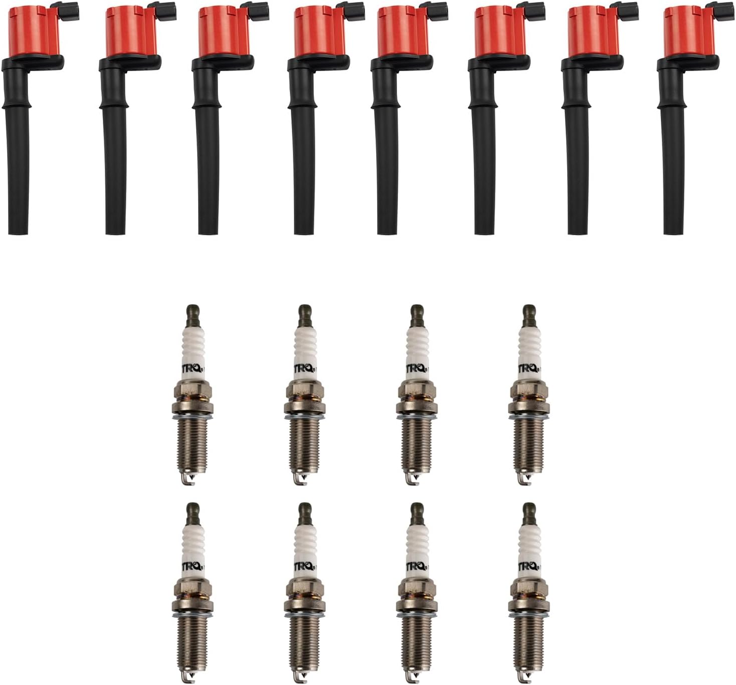 Ignition Coil & Spark Plug Kit 16 Piece Iridium Spark Plugs Compatible with 1999-2014 Ford Mustang 1997-2005 Lincoln Aviator Continental Mark VIII Navigator Blackwood 2001-2007 Panoz Esperante